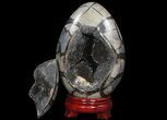 Septarian Dragon Egg Geode - Removable Section #89572-2